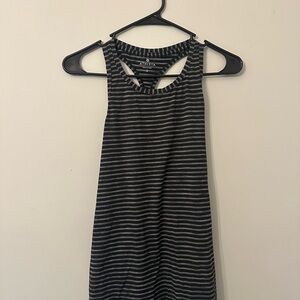 Athleta Striped Racer Back Athletic Tanktop